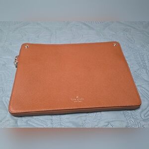 Kate Spade Brown Leather Ipad Pouch